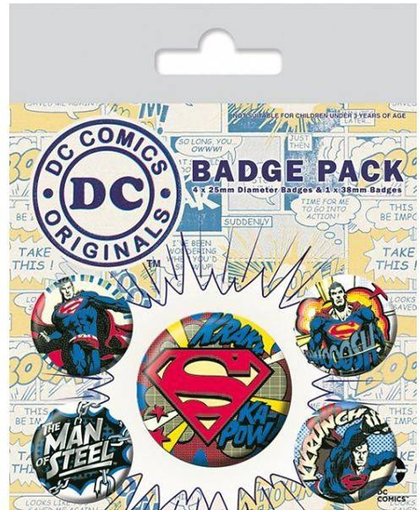 Dc Comics Superman Comic - Buttons