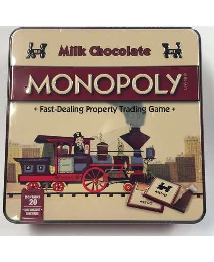 Melk chocolade Monopoly spel in blik - Hasbro