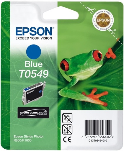 Epson inktpatroon Blue T0549 Ultra Chrome Hi-Gloss inktcartridge