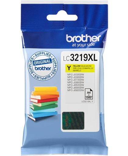 Brother LC-3219XLY 1500pagina's Geel inktcartridge