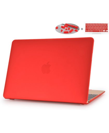 Hard Case Cover Laptop Voor de Apple Macbook Air 13"" Inch - Bescherming Hoes - Beschermhoes Hardshell Sleeve - Rood