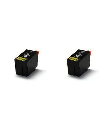Epson compatible T2711 (T27XL) inktcartridge zwart, 2 pak
