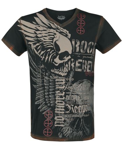 Rock Rebel by EMP Heavy Soul T-shirt zwart