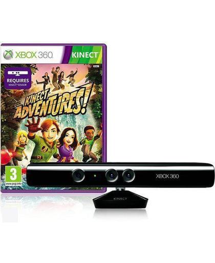 Microsoft Kinect Sensor + Kinect Adventures Xbox 360