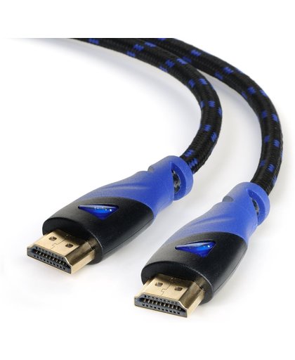 Multikabel - 10m High Speed HDMI-kabel met beschermhuls
