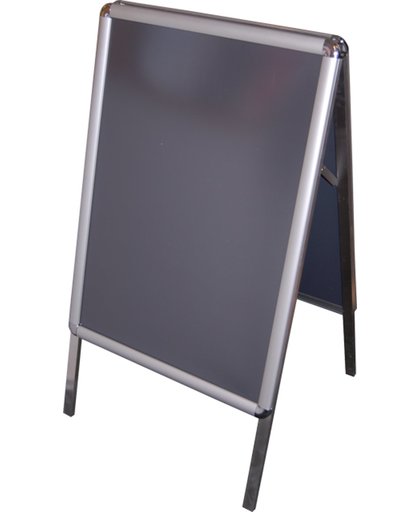 Stoepbord, Aluminium, a-bord met kliklijst, 60x84cm,