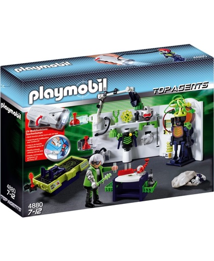 Playmobil Top Agents Robo-Gangsterlaboratorium met Multifunctioneel Licht - 4880
