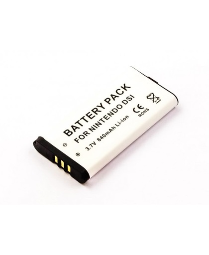 Battery for Nintendo DSi, Li-ion, 3,7V, 840mAh, 3,1Wh