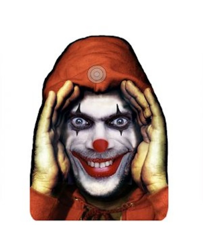 Halloween Clown scary peeper raamdecoratie