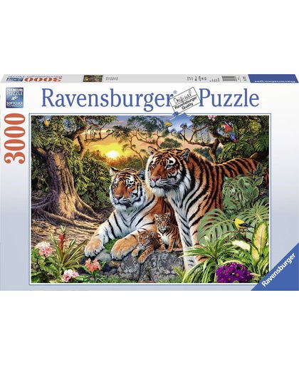 Ravensburger puzzel Verstopte tijgers - Legpuzzel - 3000 stukjes
