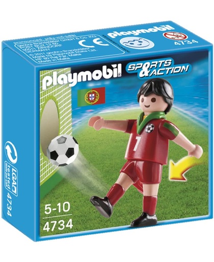 Playmobil Voetbalspeler Portugal - 4734