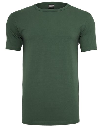 Urban Classics Fitted Stretch Tee T-shirt donkergroen