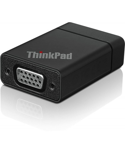 Lenovo ThinkPad Tablet 2 VGA Adapter DB-15 Zwart kabeladapter/verloopstukje