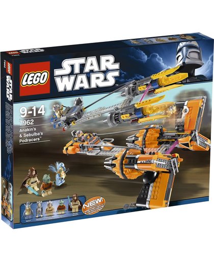 LEGO Star Wars Anakin's & Sebulba's Podracers - 7962