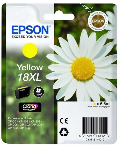 Epson C13T18144022 inktcartridge Geel 6,6 ml 450 pagina's