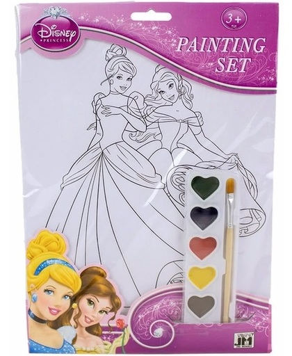 Disney A4 schilderset prinsessen