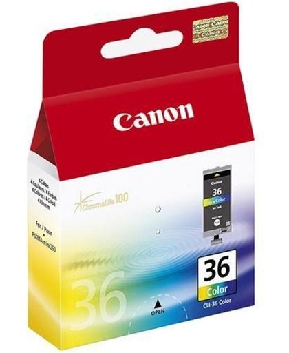 Canon CLI-36 Col inktcartridge Cyaan, Magenta, Geel