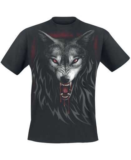 Spiral Legend Of The Wolves T-shirt zwart