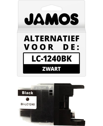 JAMOS - Inktcartridge / Alternatief voor de Brother LC-1240BK XL Zwart