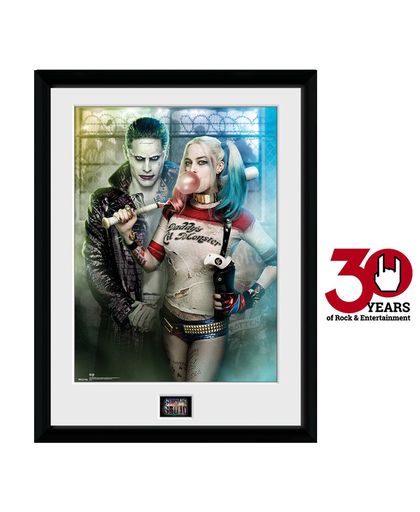 Suicide Squad Joker & Harley Quinn Ingelijste poster meerkleurig