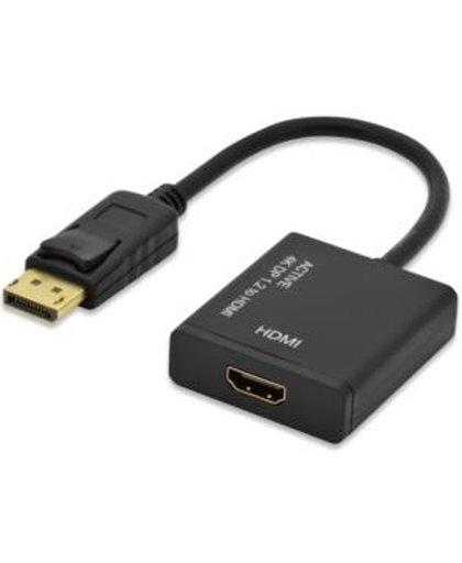 Ednet 84517 0.2m HDMI DisplayPort Zwart video kabel adapter