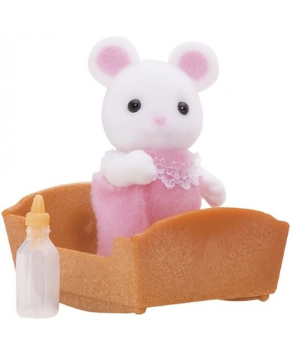Sylvanian Families Baby Witte Muis