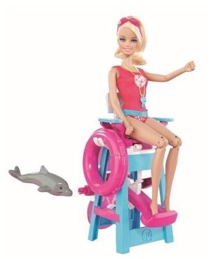 Barbie Ik Ben Een... Strandwacht - Barbie pop