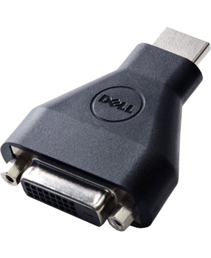 DELL 492-11681 19-pin HDMI-A M 24-pin DVI FM Zwart kabeladapter/verloopstukje