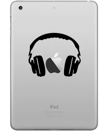 Koptelefoon - iPad Decal Sticker