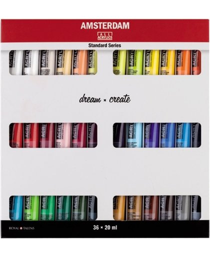Amsterdam Standard acrylverf 36 tubes 20ml