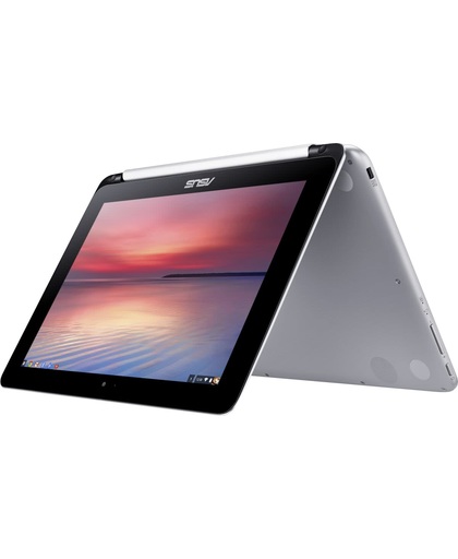 ASUS Chromebook Flip C100PA-FS0001 Zwart, Zilver 25,6 cm (10.1") 1280 x 800 Pixels Touchscreen RockChip RK3288C