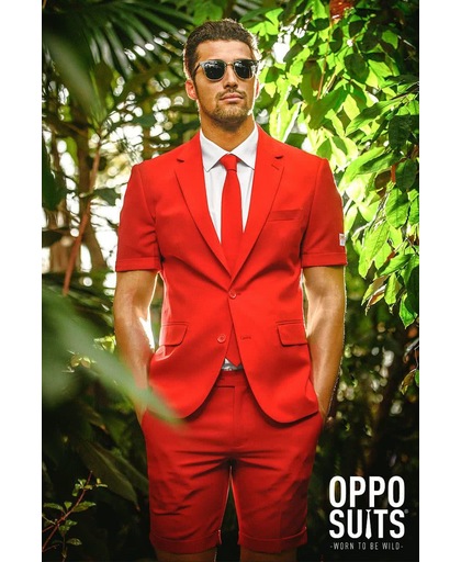 OppoSuits Summer Red Devil - Kostuum - Maat 60