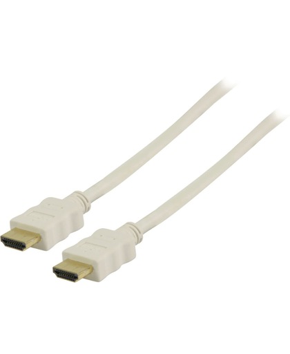High-Speed 3m HDMI-Kabel mit Ethernet, vergoldet [Weiß]
