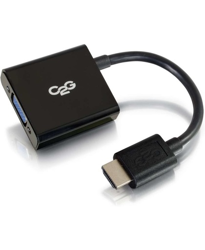 C2G 80503 video kabel adapter 0,2 m Mini-HDMI VGA (D-Sub) Zwart
