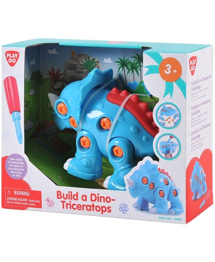 Playgo Bouw je eigen Dino - Triceratops