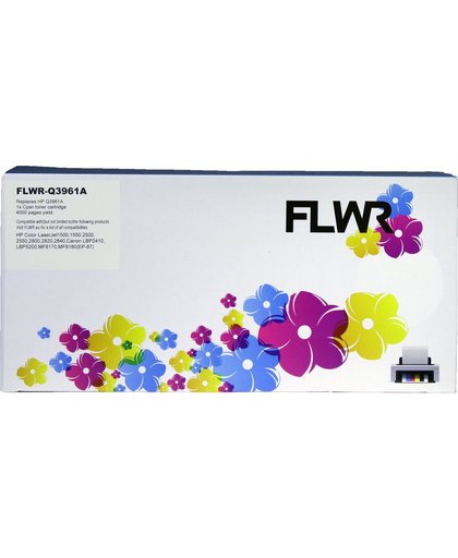 FLWR 122A / 701cyaan (Q3961A) geschikt voor HP