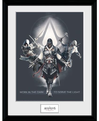 Assassin&apos;s Creed Work In The Dark Ingelijste poster meerkleurig