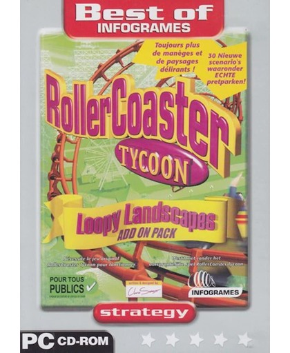RollerCoaster Tycoon - Loopy Landscapes Add On Pack (PC)Onbekend