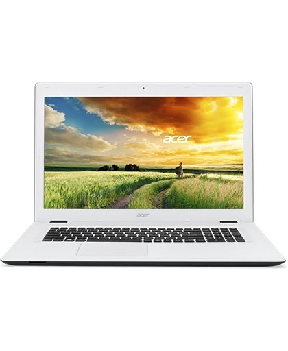 Acer Aspire E5-772-35VU Zwart, Wit Notebook 43,9 cm (17.3") 1600 x 900 Pixels 1,7 GHz Vierde generatie Intel® Core™ i3 i3-4005U