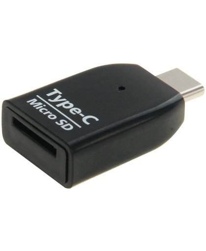 USB 3.1 Type-c to Micro SD SDXC TF Card Reader Adapter voor Macbook / Google Chromebook / Nokia N1 Tablet PC / Letv Smart Phone(zwart)
