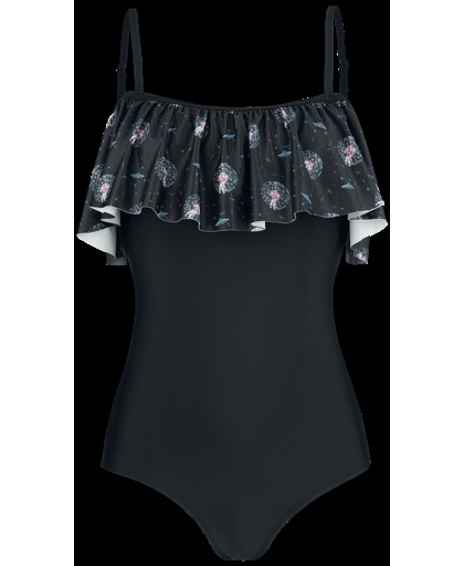 Pussy Deluxe Dandelion Swimsuit Badpak zwart