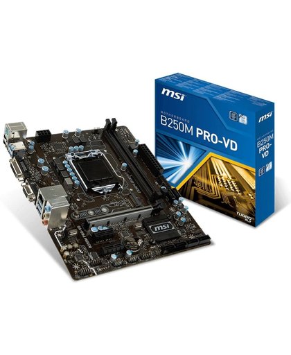 MSI B250M PRO-VD LGA 1151 (Socket H4) Intel® B250 micro ATX