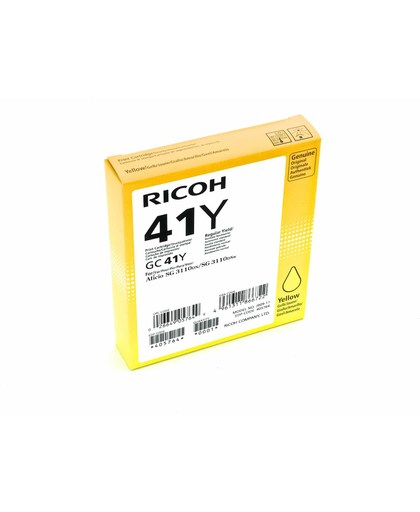 Ricoh 405764 inktcartridge Geel