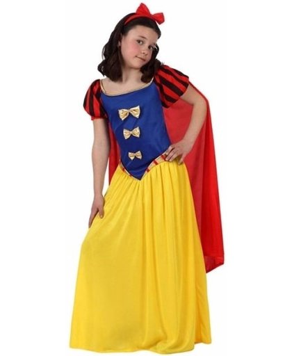 Luxe sprookjesprinses kostuum met cape 140 (10-12 jaar)