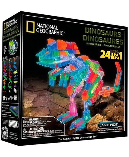 LaserPegs Dinosaurs 24 in 1 National Geographic