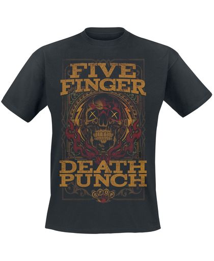 Five Finger Death Punch Wanted T-shirt zwart