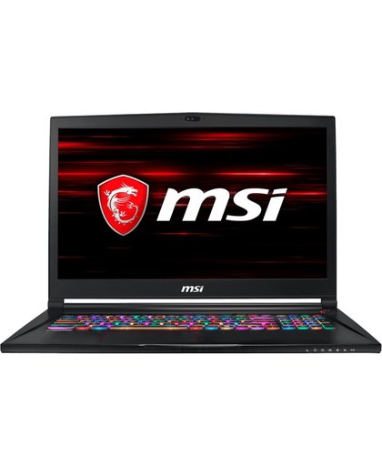 MSI Gaming GS73 8RE-015BE Stealth Zwart Notebook 43,9 cm (17.3") 1920 x 1080 Pixels 2,20 GHz Intel® 8ste generatie Core™ i7 i7-8750H