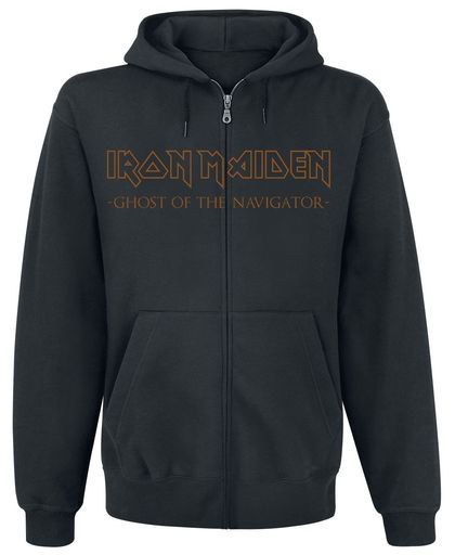 Iron Maiden Ghost Of The Navigator Vest met capuchon zwart