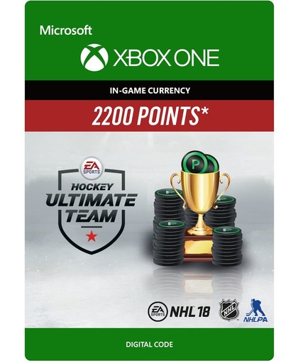 NHL 18 Ultimate Team - NHL Points 2200 - Consumable - Xbox One