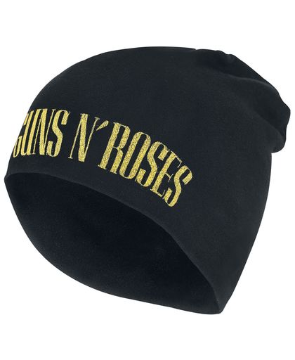 Guns N&apos; Roses Logo - Jersey Beanie Beanie zwart